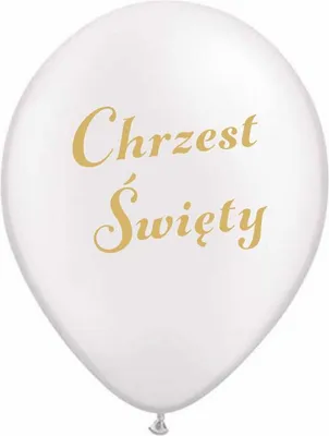 Obrázok produktu pre Balóniky s potlačou "Svätý krst", 14 palcov, 1 ks.