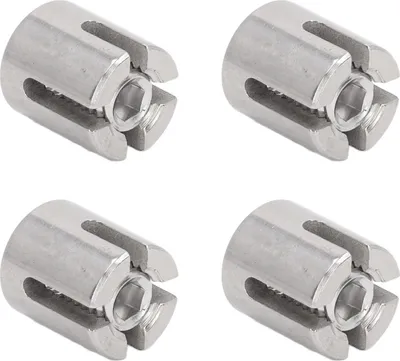 Obrázok produktu pre 10 ks krížových lán M10 závit 316 z nehrdzavejúcej ocele Káblové zábradlie krížová svorka pre 3 mm a nižšie