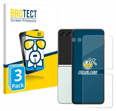 A product shot of a screen protector packaging and the screen protectors themselves.