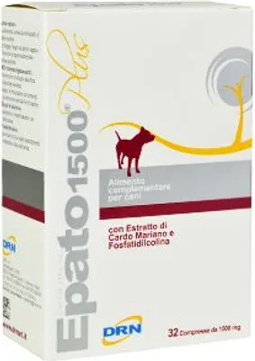 Produktbild von ICF Epato 1500 plus 32 Tabletten | für Hunde & Katzen | Leberfunktion