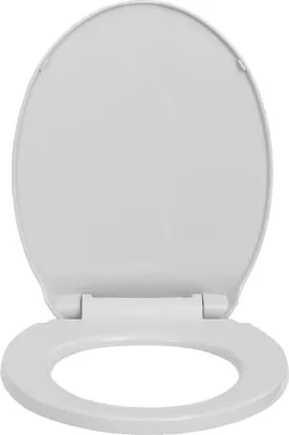 Immagine prodotto di Tavoletta WC a Chiusura Morbida Grigio Chiaro Ovale