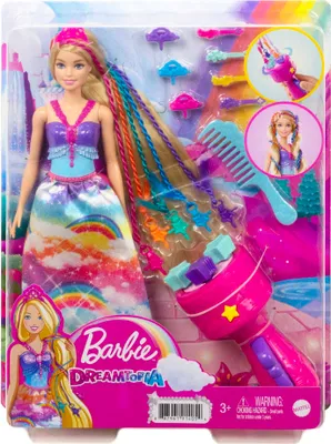 Zdjęcie produktu dla Zestaw gier Barbie KSIĘŻNICZKA Z KOLOROWYMI WŁOSAMI