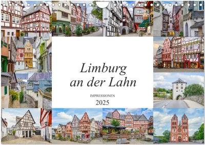 Produktbild von Limburg an der Lahn Impressionen (Wandkalender 2025 DIN A4 quer), CALVENDO Monatskalender
