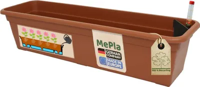 Produktbild von MePla - Balcony mit Bewässerung 60 incl. Wasserstandsanzeiger - terra