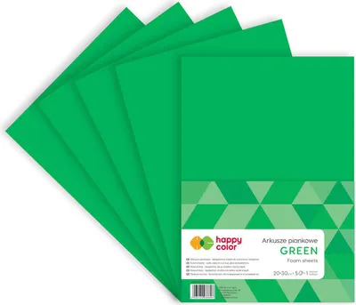 Zdjęcie produktu dla Arkusze Piankowe A4/ 5 Ark. Zielony 8846