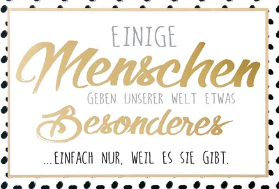 Produktbild von Postkarte - True Words - Glückwunschkarte im Format 11,5 x 17 cm