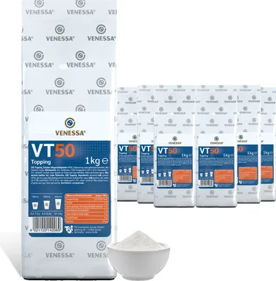 Produktbild von VENESSA VT 50 Kaffee Topping 10 x 1kg Magermilchpulver 50% Milchanteil Für Kaffeemaschine