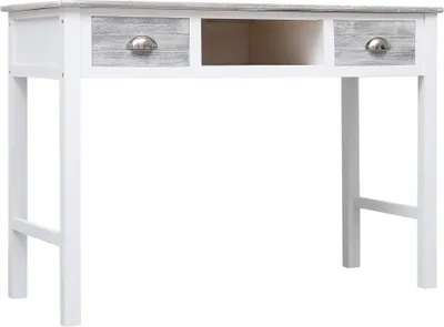 Obrázok produktu pre vidaXL Stôl sivý 110 × 45 × 76 cm Drevo