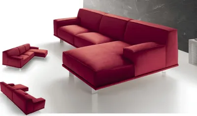 Immagine prodotto di Divani zona giorno divano angolare rivestimento tessile design divano angolare divano alfitalia