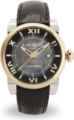 Produktbild von 0590V13-0RMKPSK Italy Uniuhr Toscano Automatik schwarz Ref. 590 Locman