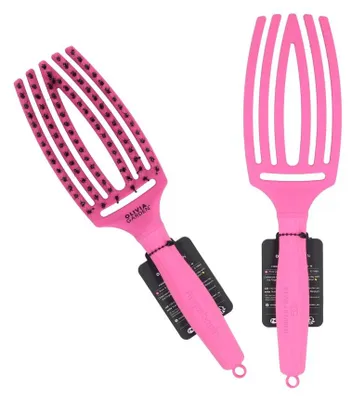 Obrázok produktu pre Olivia Garden kefa Olivia Garden Fingerbrush Boar & Nylon Pink Granita