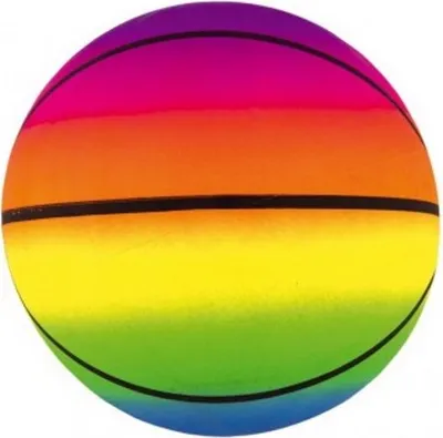 Image de Ballon de basket gonflable en caoutchouc 20 cm
