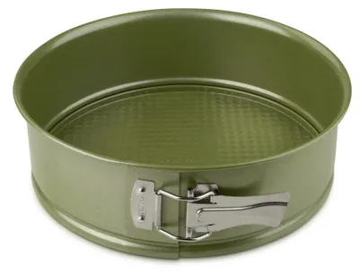 Productafbeelding van Zenker springvorm, diameter 24 cm, met hoge rand, uit de Green Vision serie. Hoogwaardige en stabiele bakvorm. Cakevorm voor cakes van 24 cm met een veganistische antiaanbaklaag