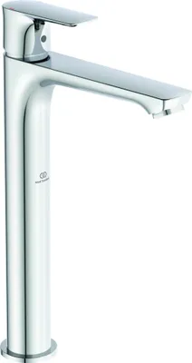 Produktbild von Ideal Standard Waschtischarmatur Connect Air ohne Ablaufgarnitur verlängerter Sockel, Ausladung 150mm A7027AA Chrom