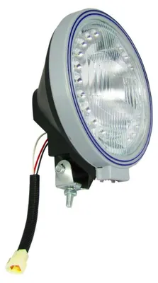 Obrázok produktu pre 23 cm univerzálny halogénový svetlomet – funkcia Angel Eyes s 20 LED diódami – hmlový svetlomet – smerový lúč – 24 V