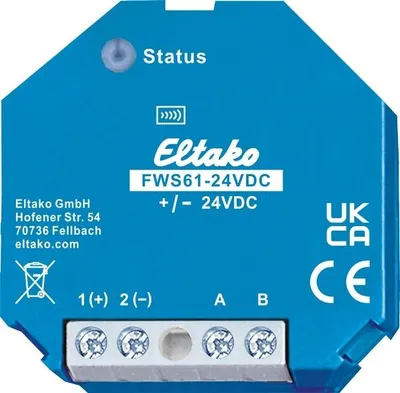 Image de ELTAKO Module émetteur radio de données météorologiques FWS61, 24V DC
