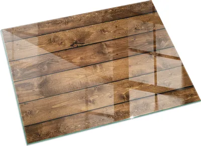 Produktbild von Holzbrett in Maserung – Glasbodenplatte für – Kaminofen – Kaminplatte Glas – Schutzglas – Funkenschutzplatte –Glasbodenplatte Feuerfeste – Hitzeschutzplatte – Bodenschutz aus Glas – 60x40 cm