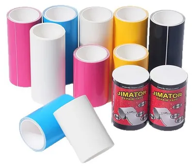 Produktbild von Pool Reparaturset Unterwasser Selbstklebend, Transparentes PVC Reparaturband für Poolfolie Luftmatratze Schlauchboot