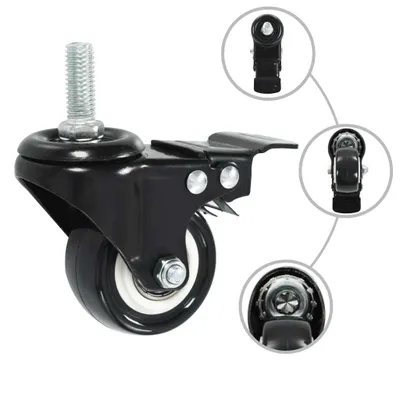 Immagine prodotto di Ruote Girevoli con Freni 24 pz 50 mm