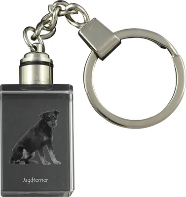 Obrázok produktu pre Chien d'arrêt krištáľový kľúčenka s psom Art-Dog