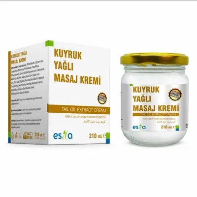 Produktbild von Schafsschwanzfett-Creme mit Okrasamenöl – Massagecreme für Rücken, Nacken und Knie