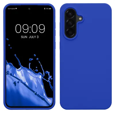 Obrázek produktu pro Pouzdro kwmobile pro Samsung Galaxy A56 5G – silikonové pouzdro – bezdrátové nabíjení – ochranné pouzdro v barvě Baltik Blue