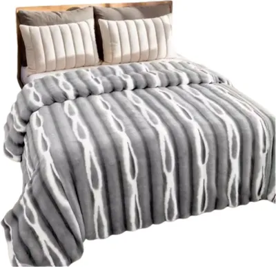 Produktbild von Beddensprei Fioren – Gracule – 130x160 cm – 1-Personen-Bett – Superweiche Luxusdecke – Komfortabel – Grau