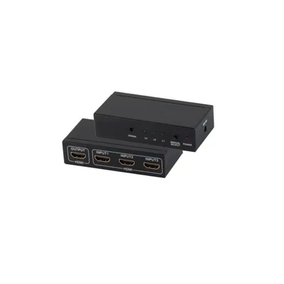 Zdjęcie produktu dla shiverpeaks SP05-02003, HDMI, Metal, Czarny, 1080p, 2160p, 10,2 Gbit/s, 5 V