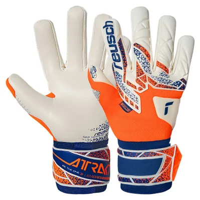 Obrázok produktu pre Brankárske rukavice Reusch Attrakt Gold X NC s technológiou Negative Cut, farba: oranžová/modrá, veľkosť: 9