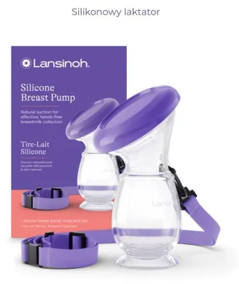 Lansinoh Silikon-Milchpumpe, Auffangbehälter für Muttermilch