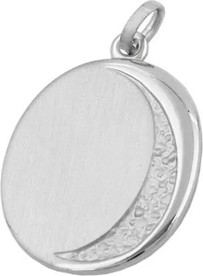 Produktbild von Gravurplatte Anhänger Kettenanhänger aus echtem 925 Silber oval Silberamulett