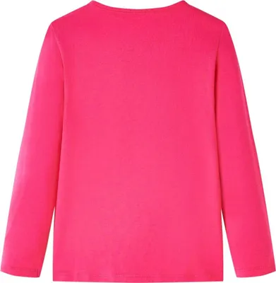 Produktbild von vidaXL Kinder-Langarmshirt Knallrosa 128
