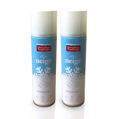 Produktbild von Schneespray Kunstschnee Sprühschnee Dekoschnee Schnee Dekoration 2 x 250ml