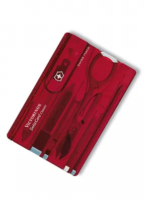 Immagine prodotto di Victorinox 0.7100.T Victorinox SWISSCARD rot transparent
