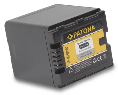 Produktbild von PATONA 1105, Panasonic, 2500 mAh, 7,2 V, Lithium-Ion (Li-Ion)