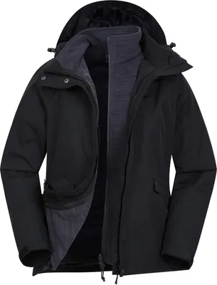 Produktbild von Mountain Warehouse - "Thunderstorm II" Jacke, wasserfest 3 in 1 für Damen MW1467 (40 DE) (Schwarz)