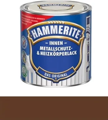 Produktbild von 0,5L Hammerite Metallschutzlack & Heizkörperlack braun glänzend