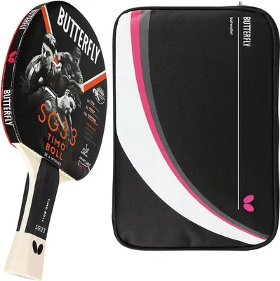 Produktbild von Butterfly 1x Timo Boll SG33 Tischtennisschläger + Tischtennishülle Drive Case II