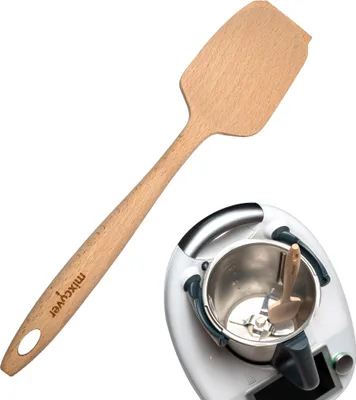 Produktbild von mixcover Nachhaltiger Holz-Spatel für Thermomix TM7 TM6,TM5,TM31 Drehkellenspatel Teigschaber
