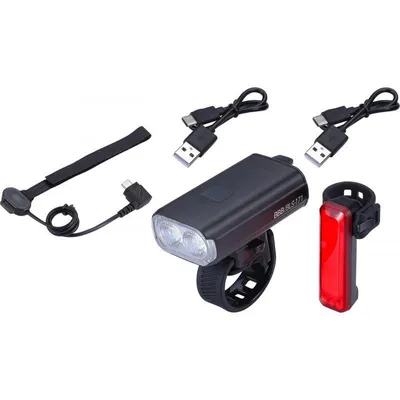 Obrázek produktu pro Světla BBB BLS-174 StrikeCombo sada přední 1200 lm zadní 20 lm integrované akumulátory 3200 a 300 mAh