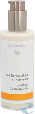A product shot of a bottle of Dr. Hauschka Soothing Cleansing Milk.