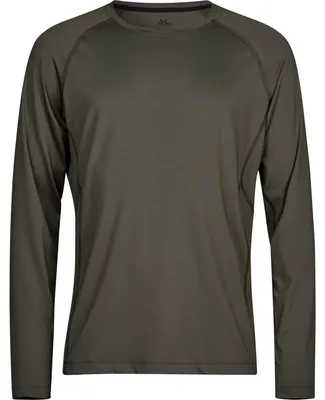 Immagine prodotto di Tee Jays - Maglietta corta da uomo  Maniche lunghe FK1581 (3XL) (verde scuro)