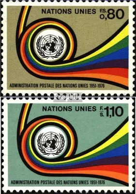 Produktbild von Briefmarken UNO - Genf 1976 Mi 60-61 (kompl.Ausg.) gestempelt Postverwaltung
