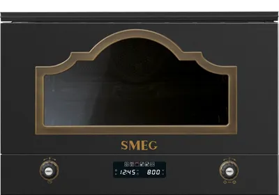 Obrázek produktu pro Smeg MP722AO, Vestavěné, Kombinovaná mikrovlnná trouba, 23 l, 850 W, Vestavěný displej, Otočné