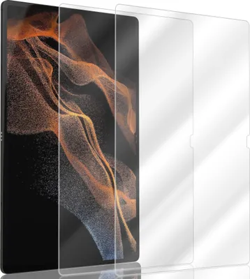Produktbild von 2-Pack Displayschutzfolie für Samsung Tab S8 Ultra – gehärtetes Glas 9H – Sup Qualität 3D