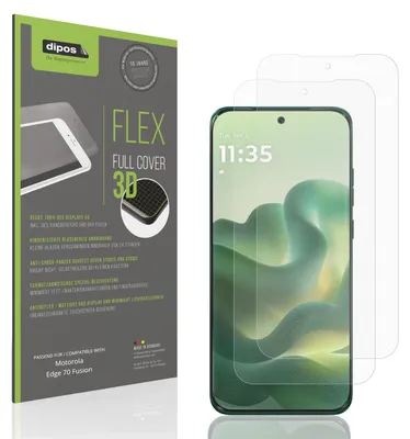 Immagine prodotto di 2x Pellicola protettiva opaca per Motorola Edge 70 Fusion Protezione Antiurto Anti-Shock