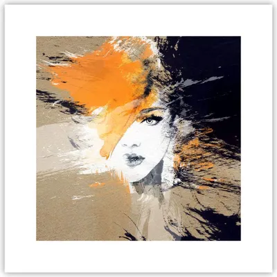 Produktbild von Poster - Poster ohne Rahmen - Abstraktion Frau - 30x30 cm - Wand Bild - Wanddeko - Wandbilder - Kunstposter - Wandposter - Bilder - Kunstdruck - Wanddekoration - Wandbild - P2XAC30x30-3656