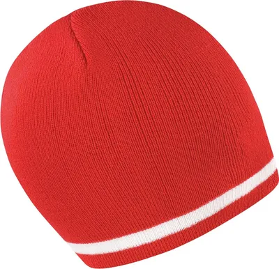 Image de Result Winter Essentials - Casquette "National" pour hommes/femmes unie PC7128 (taille unique) (Rouge/Blanc)