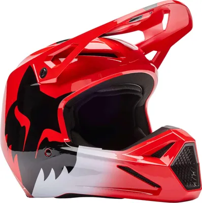 Produktbild von FOX V1 Shield Motocross Helm, rot, S (55/56)