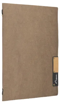 Produktbild von Securit Menü Speisekarte| Menümappe A4 Nature - Brown
